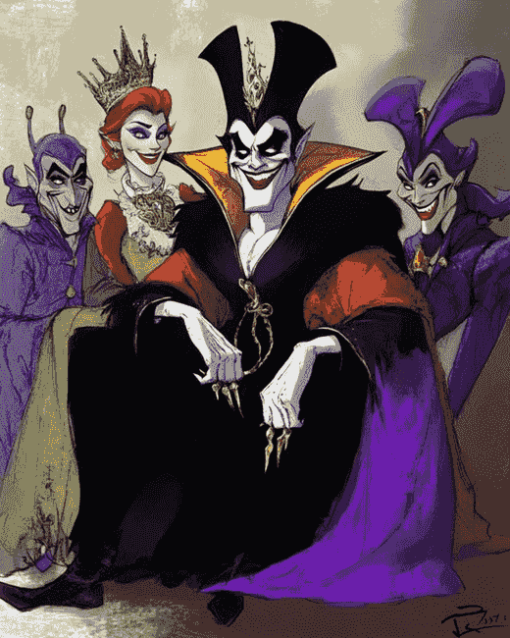 Disney Villains Animation Diamond Painting