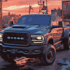 Dodge Truck Engine Diamond Painting