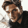 Dominic Sherwood Celebrity Diamond Painting