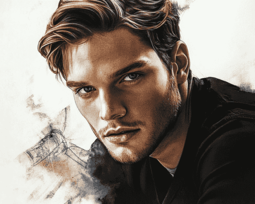 Dominic Sherwood Celebrity Diamond Painting