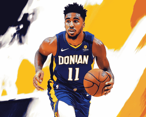 Donovan Mitchell Basketball Diamond Painting