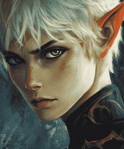 Dragon Age Fenris Character Diamond Painting