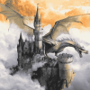 Dragon and Castle Fantasy Diamond Painting