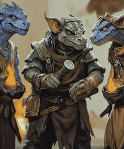 Dragonborn Characters Video Game Diamond Painting