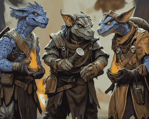 Dragonborn Characters Video Game Diamond Painting