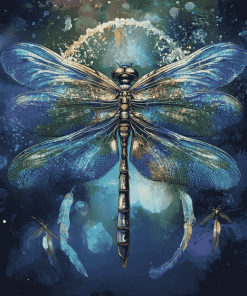 Dragonfly Dreamcatcher Diamond Painting