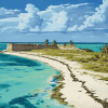 Dry Tortugas Beach Island Diamond Painting