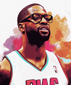 Dwayne Wade Basketball Star Diamond Painting