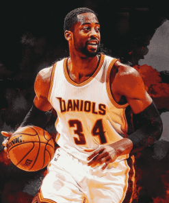 Dwayne Wade NBA Legend Diamond Painting