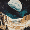 Earth Rise Planetary Diamond Painting