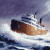 Edmund Fitzgerald Maritime Ship Diamond Painting