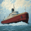 Edmund Fitzgerald Ship Diamond Painting