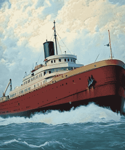 Edmund Fitzgerald Ship Diamond Painting