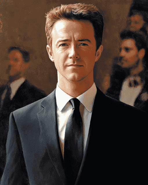 Edward Norton Celebrity Diamond Painting