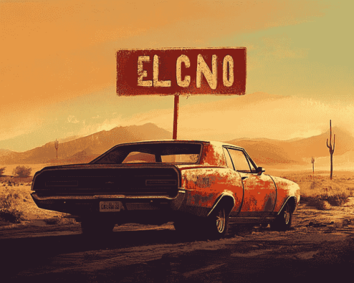 El Camino Cars Diamond Painting