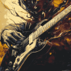 Electric Guitar Anime Diamond Painting