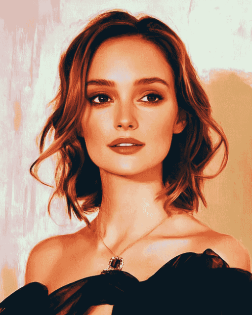 Elegant Leighton Meester Diamond Painting