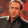 Elegant Nicolas Cage Diamond Painting