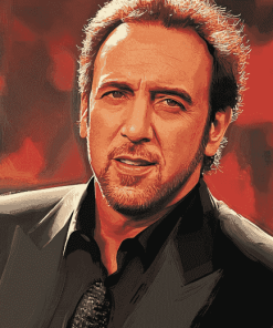 Elegant Nicolas Cage Diamond Painting