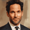 Elegant Paul Rudd Celebrity Diamond Painting