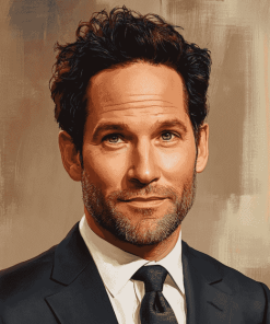 Elegant Paul Rudd Celebrity Diamond Painting