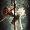 Elegant Woman Pole Dancer Diamond Painting