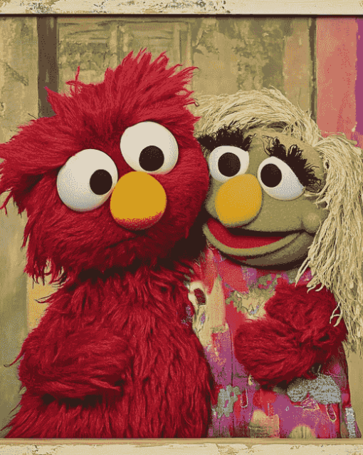 Elmo and Karli Muppets Diamond Painting