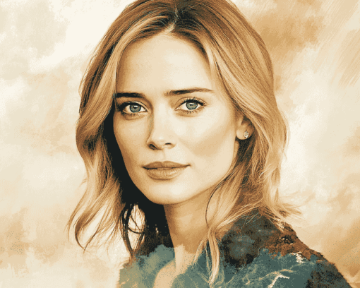 Emily Blunt Diamond Painting