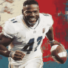 Emmitt Smith Famous Footballer Diamond Painting