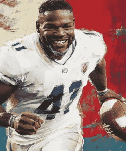 Emmitt Smith Famous Footballer Diamond Painting