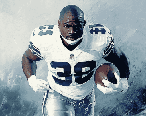 Emmitt Smith Football Legend Diamond Painting