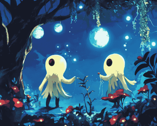 Enchanted Kodama Anime Diamond Painting