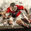 England Rugby Player Diamond Painting