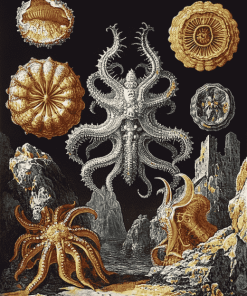 Ernst Haeckel Masterpieces Diamond Painting