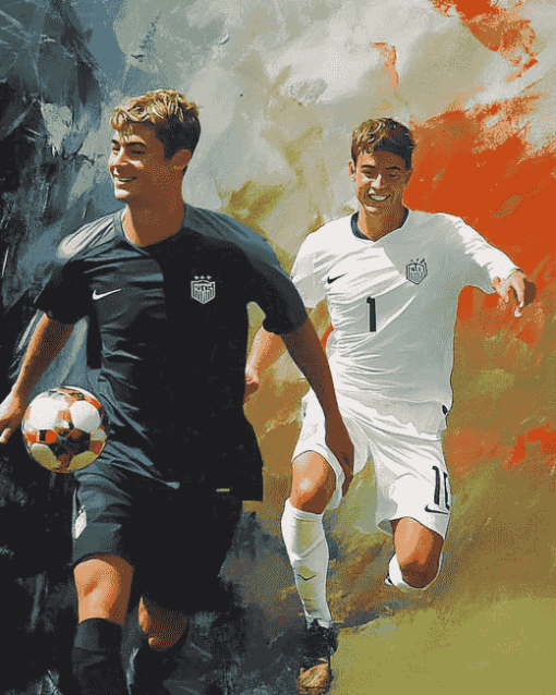 Ethan Horvath Soccer Star Diamond Painting