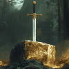 Excalibur Fantasy Sword Diamond Painting