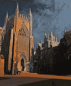 Exeter Cathedral Elegance Diamond Painting