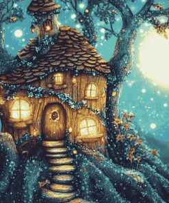 Fairy House Fantasy Diamond Painting