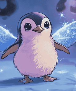 Fairy Penguin Fantasy Diamond Painting