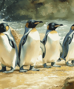 Fantasy Fairy Penguins Diamond Painting