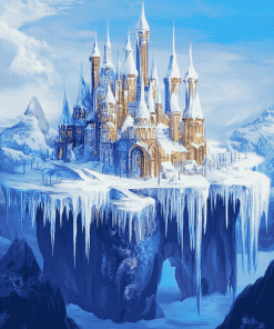 Fantasy Ice Palace Animation Diamond Painting