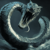 Fantasy Leviathan Serpent Diamond Painting