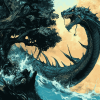 Fantasy Sea Serpent Diamond Painting