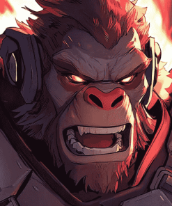 Fantasy Winston Overwatch Diamond Painting