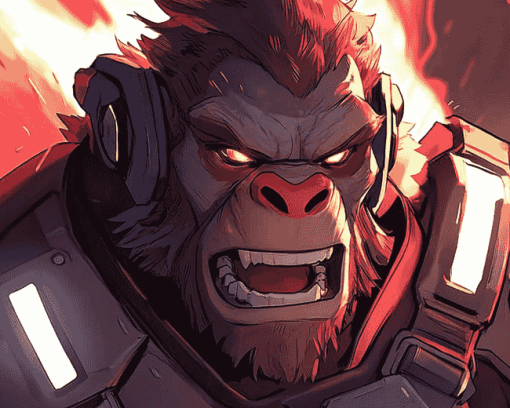 Fantasy Winston Overwatch Diamond Painting