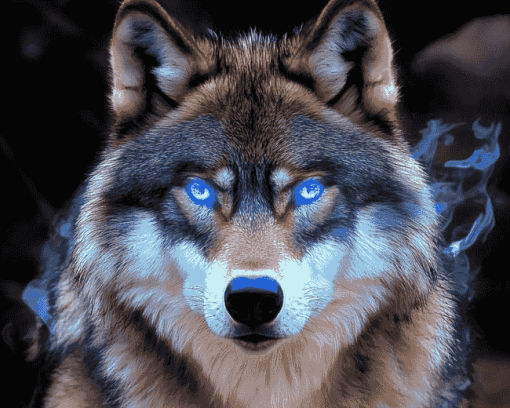 Fantasy Wolf Art Diamond Painting