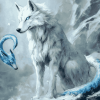 Fantasy Wolf Dragon Diamond Painting