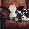 Farmhouse Cow Relaxation Diamond Painting