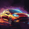 Fiesta Car Engines Diamond Painting