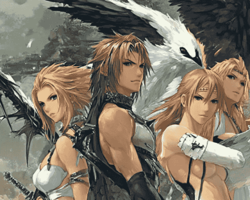 Final Fantasy Anime Diamond Painting